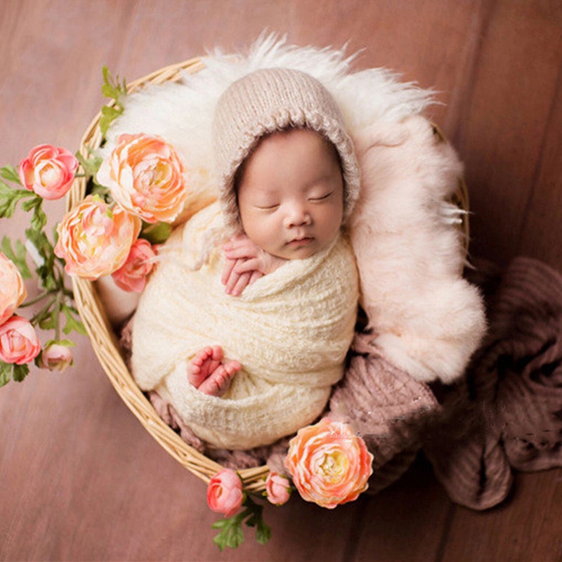 Woven Heart Newborn Photography Basket